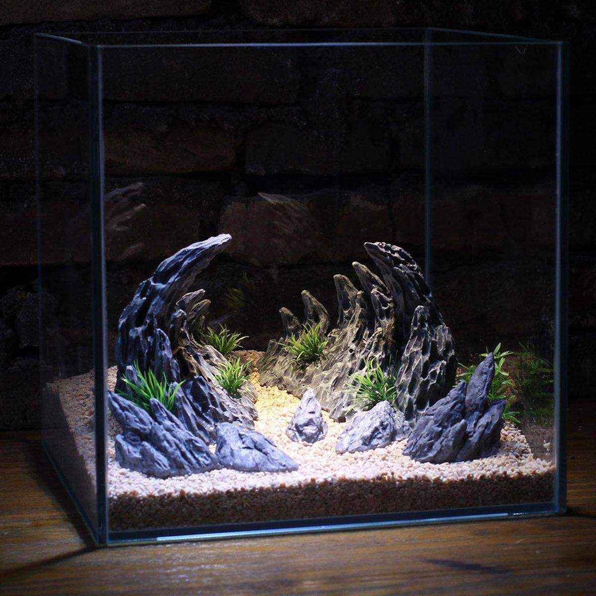 Dragon Stone Aquarium Rocks for Aquascape Resin Decorative Ornament