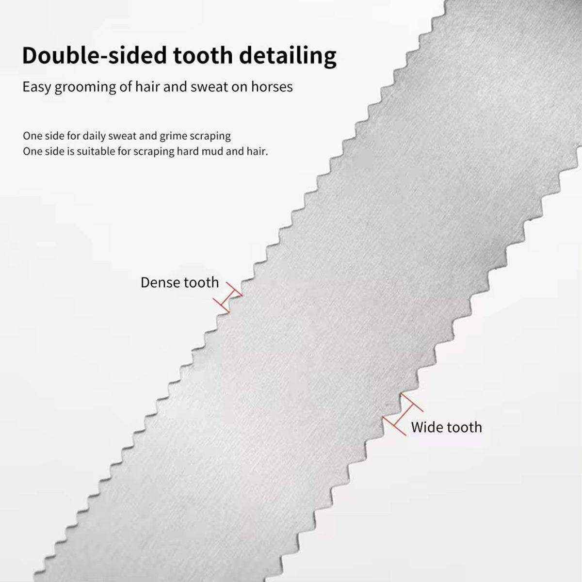 Effective Horse Shedding Blade for Grooming Loose Hair & Dirt Removal