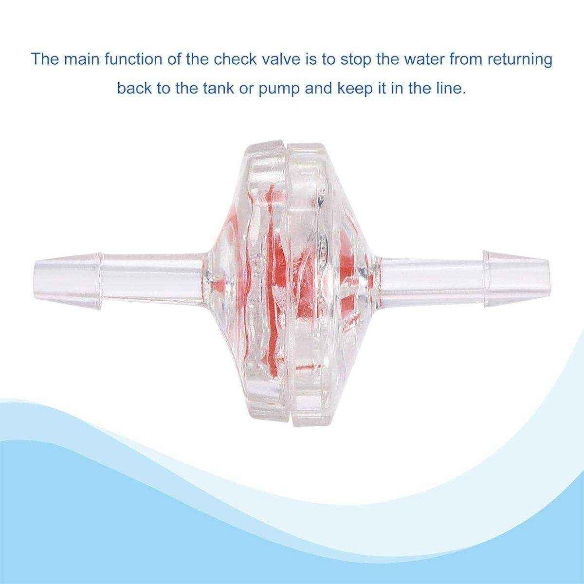 10pcs Ozone Resistant Plastic Water and Air Check Valve Oil Check Valve Kit