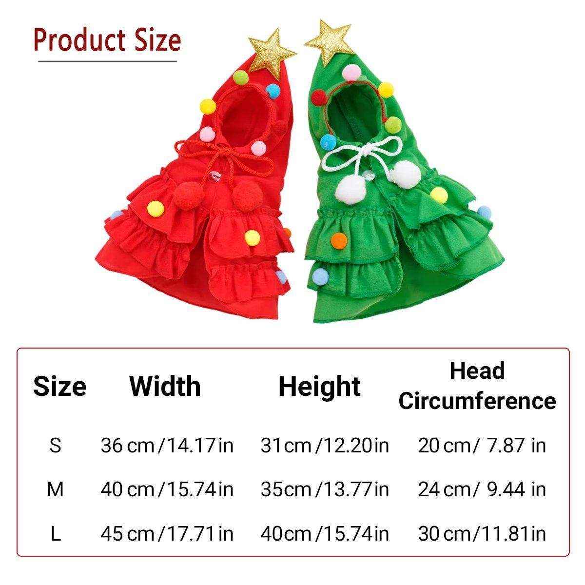 Christmas Pet Clothes Two-color Cape Pet Cape Shawl Dog Transformation Outfit