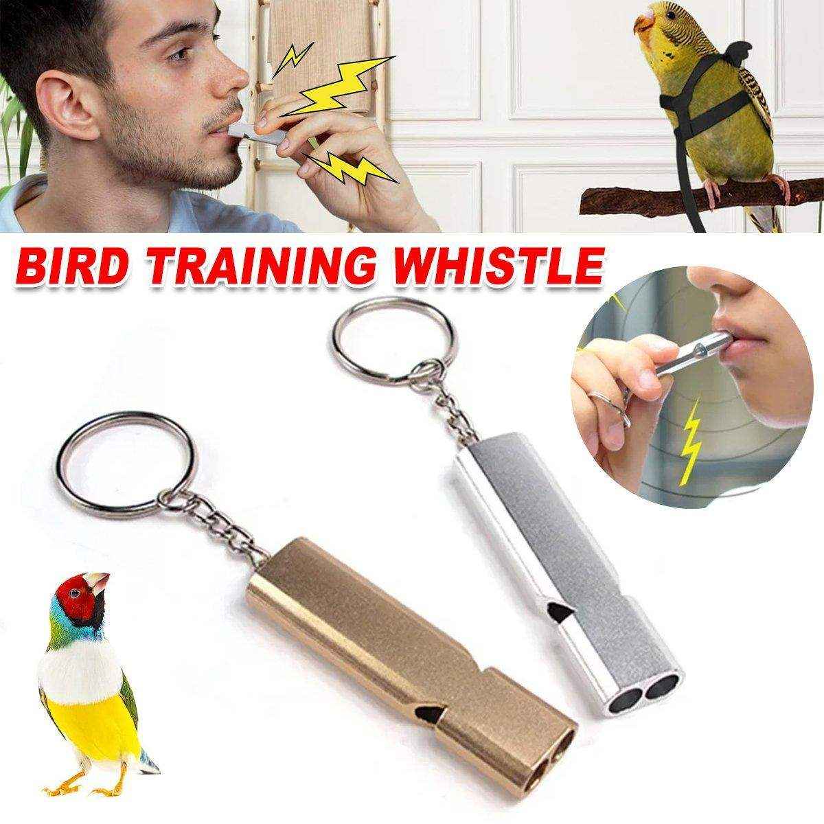 Bird Training Whistle Pet Bird Equipment Tease Lead Whistle for Pet Birds Parrot