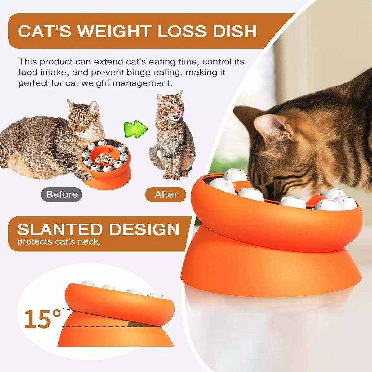 Interactive Slow Feeder Bowl Hidden Food Toy for Cats and Dogs Promotes Healthy Eating