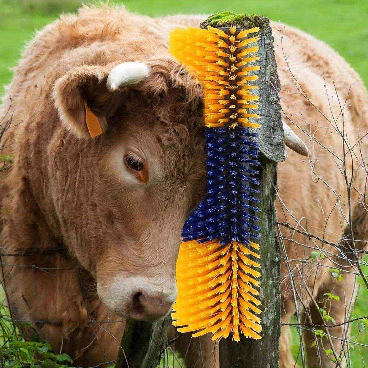 Multifunctional Livestock Brush Nylon Bristles for Horses Cows & Goats