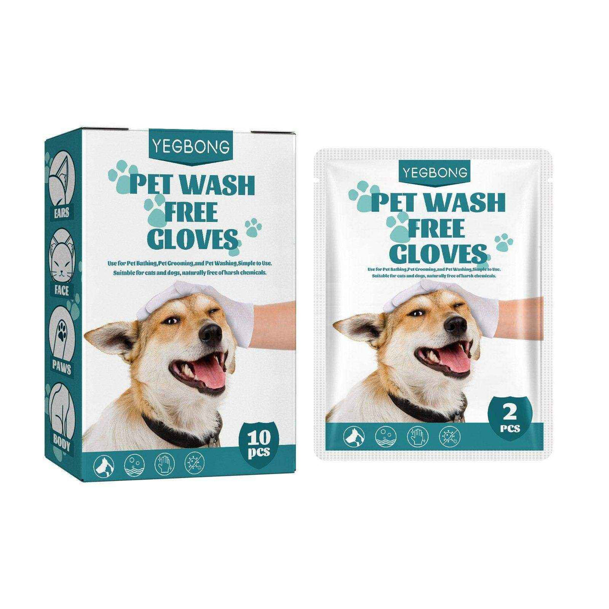 Pet Wash-free Cleaning Gloves