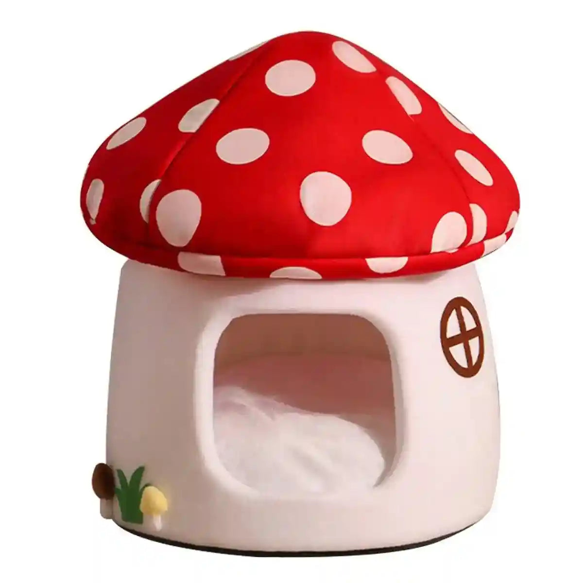 Mushroom Cat Kennel Cosy & Stylish Pet Bed for Cats and Small Animals