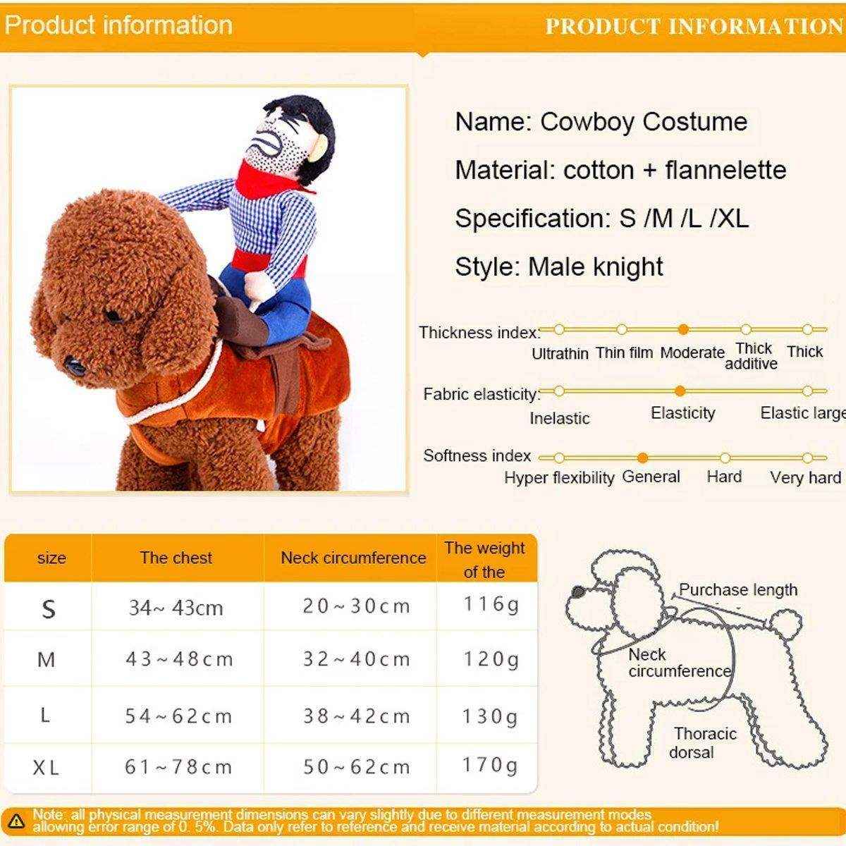 Halloween Dog Costume Pet Accessories Funny Dress Up for Small Medium Dogs