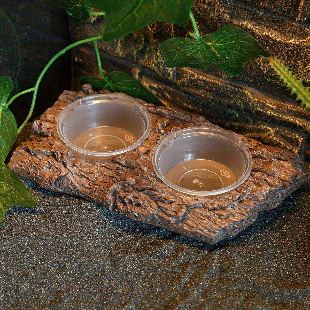 Imitation Rock Aquarium Feeder