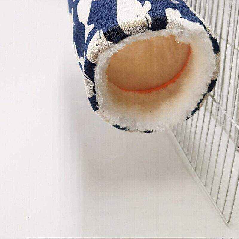 Cozy Canvas Hamster Tubes Tunnel Hammock For Small Pets