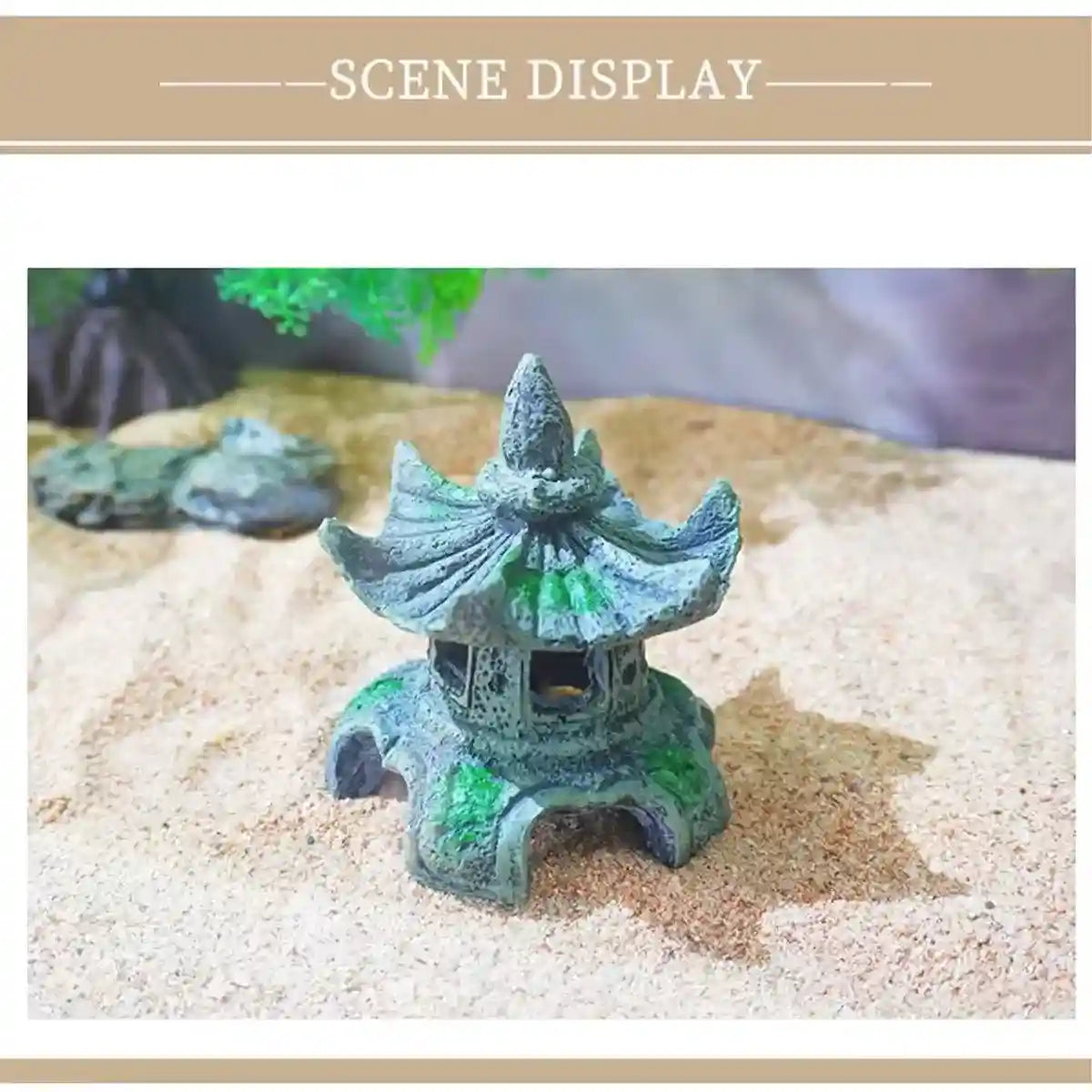 Antique Style Resin Lighthouse for Aquariums