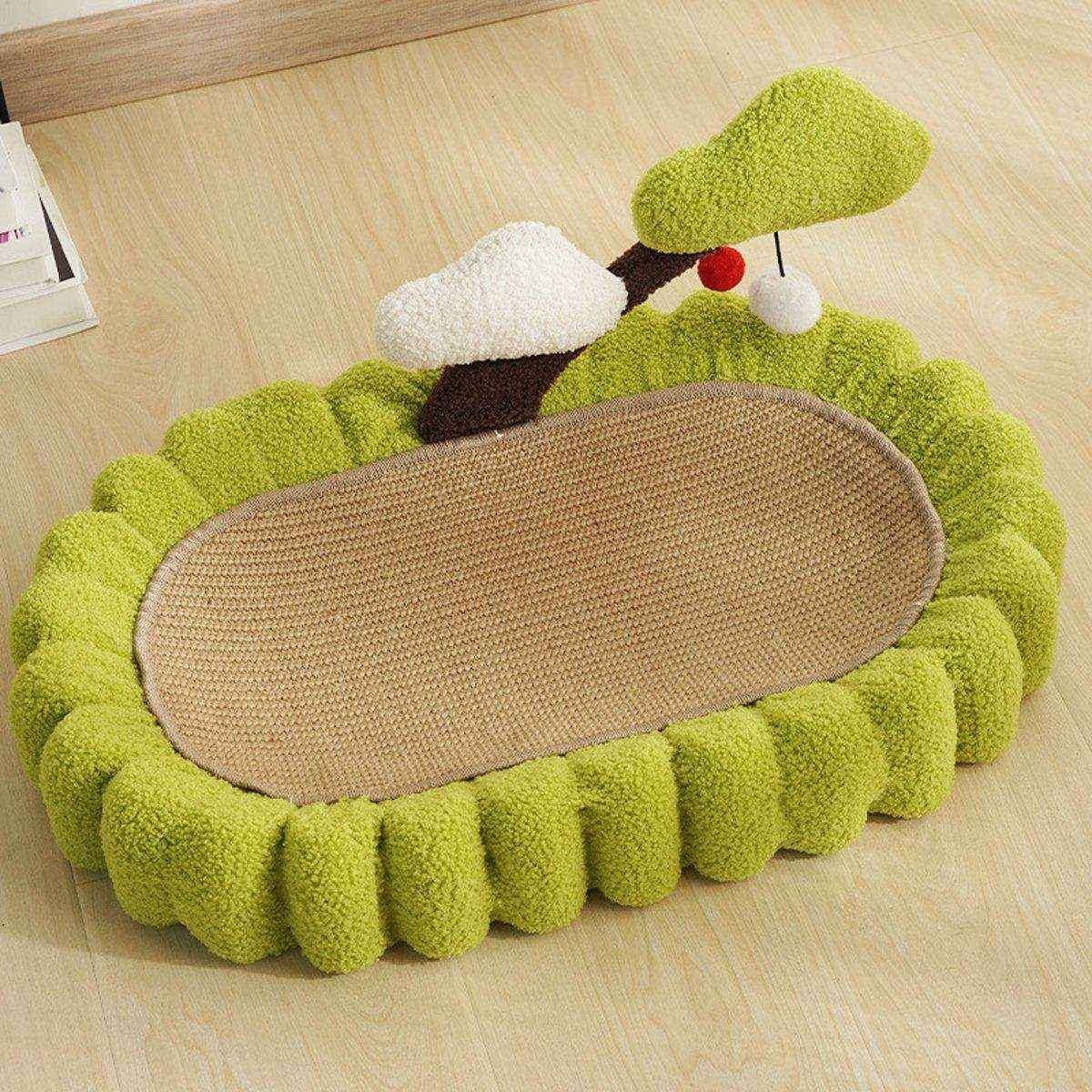 Durable Cat Scratching Bowl Mat Scratch Pad Cat Toy