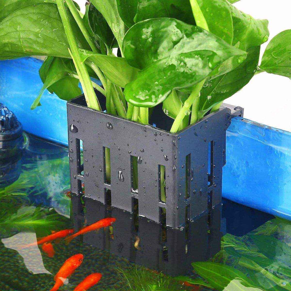Hydroponic Potted Plant Bracket Aquarium Basket Holder