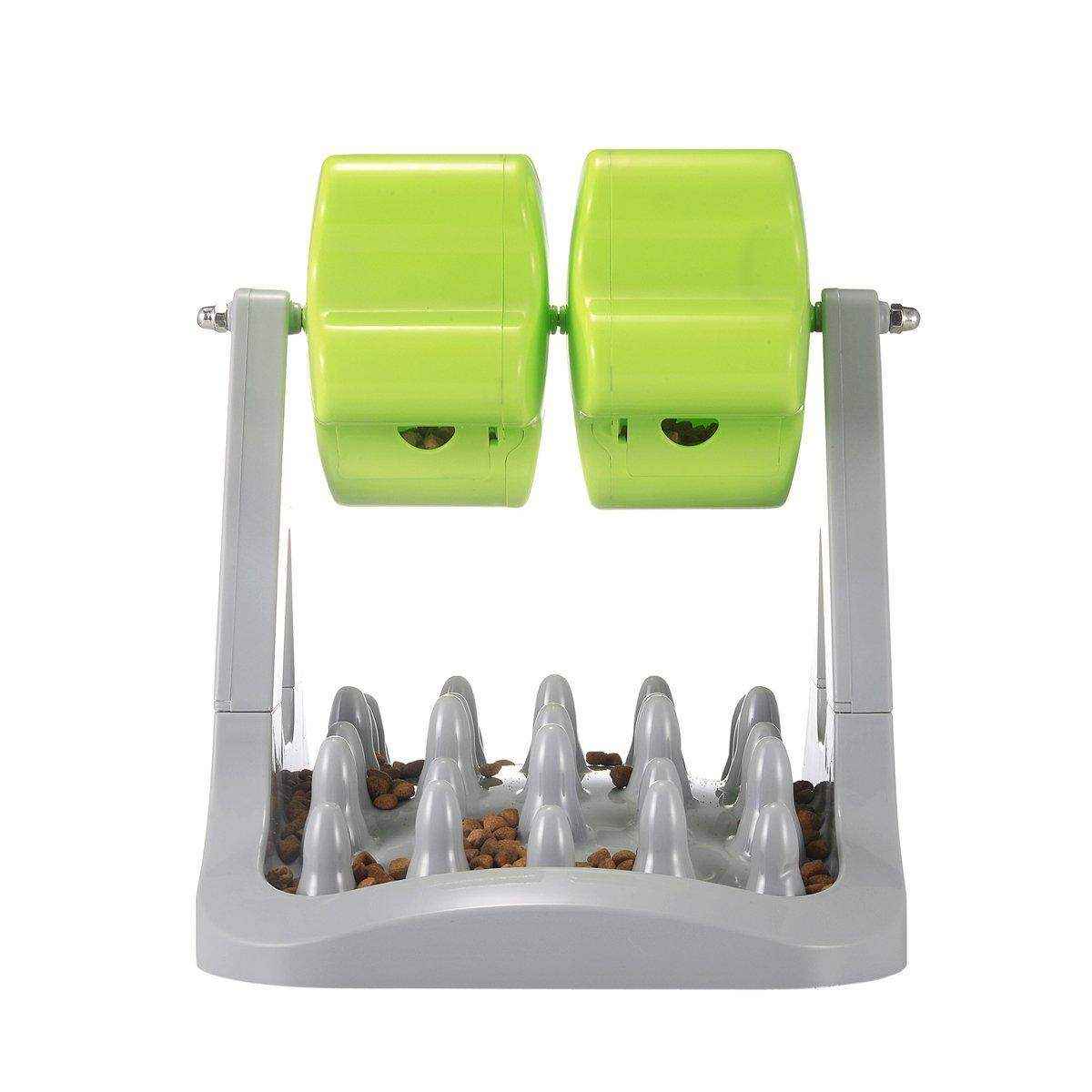 Interactive Pet Food Dispensing Roller Toy Slow Feeder for Dogs & Cats