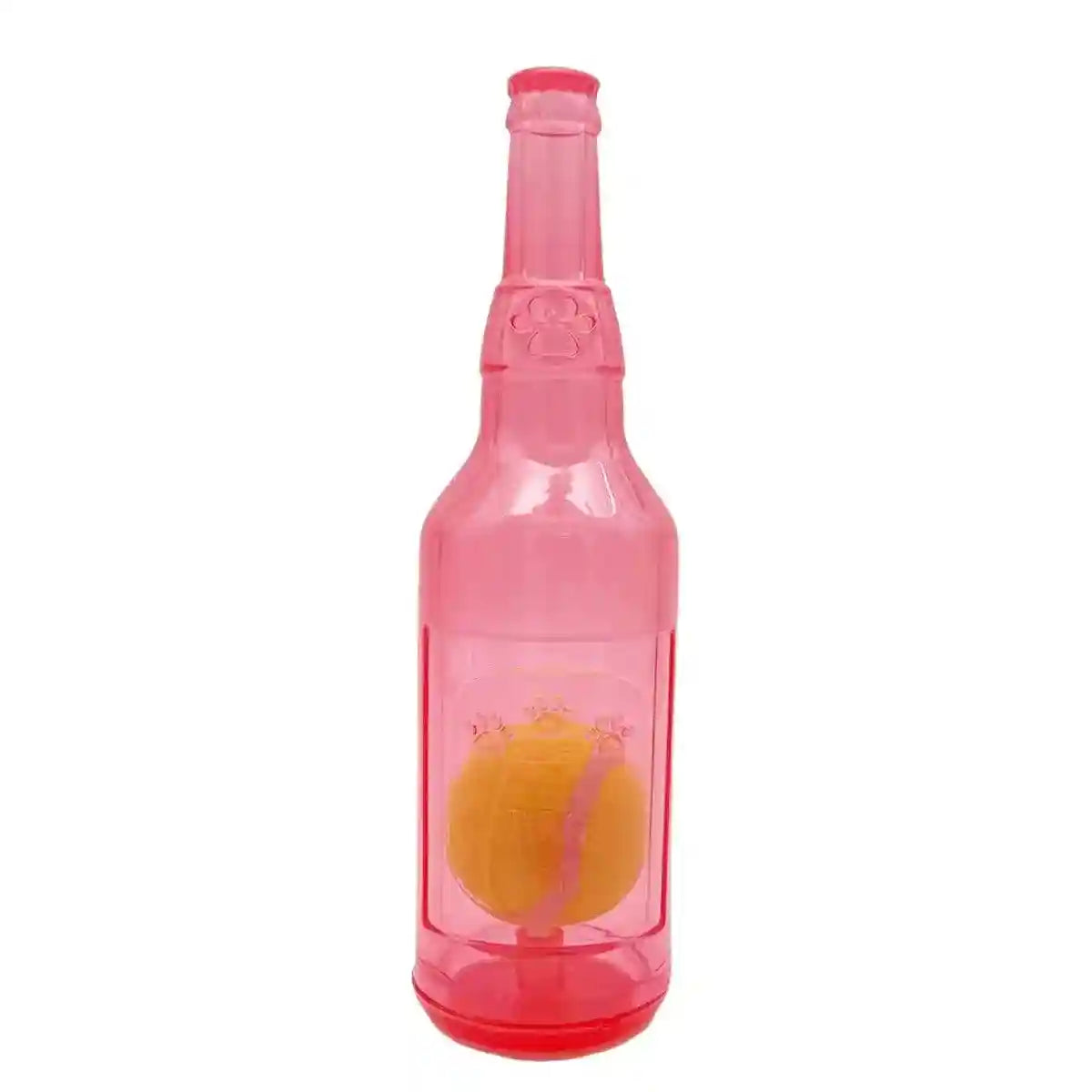Durable Pet Teething Resistant Tennis Ball Wine Bottle Chew Toy for Dogs Play