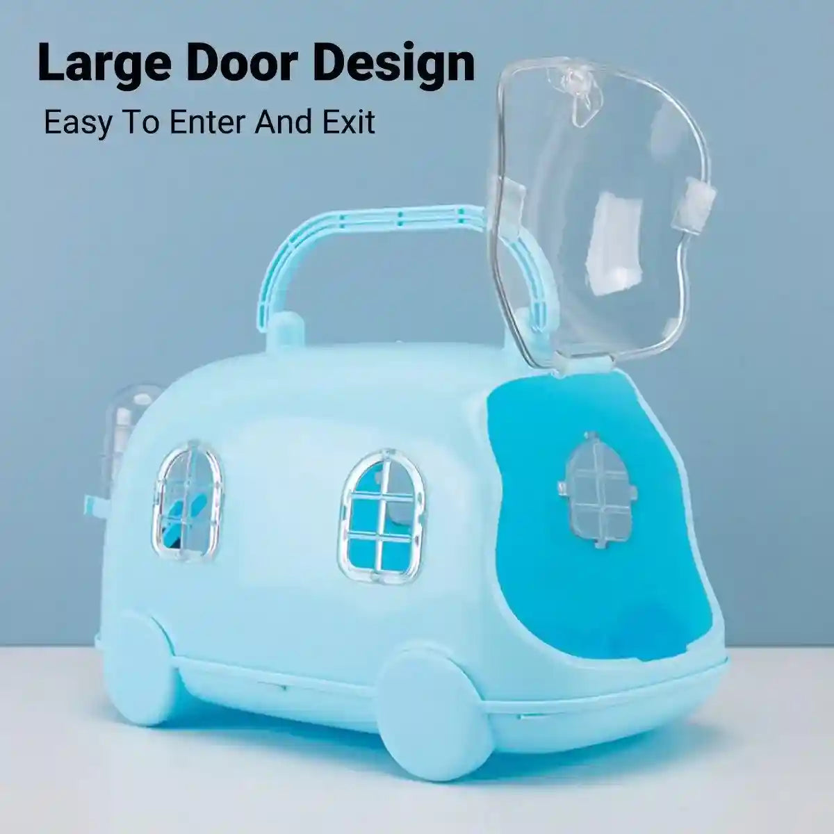 Small Pet Portable Travel Cage Lightweight Cute Design 3 Colors