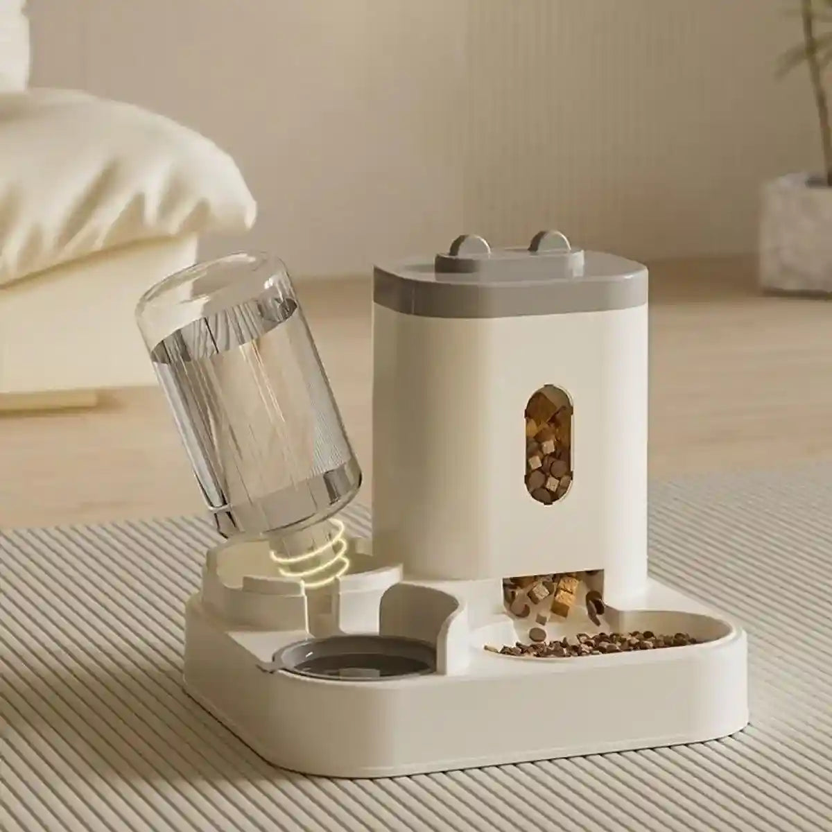 Automatic Pet Feeder and Waterer for Cats and Dogs 10-Day Capacity