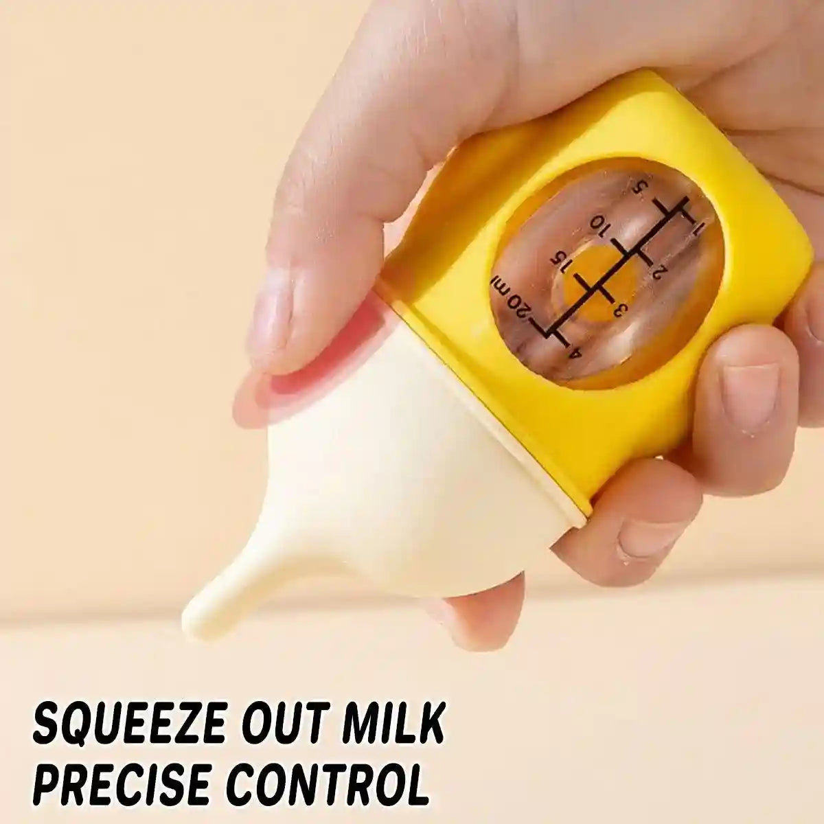 Anti-choking Newborn Puppy Kitten Silicone Bottle Visual Scale