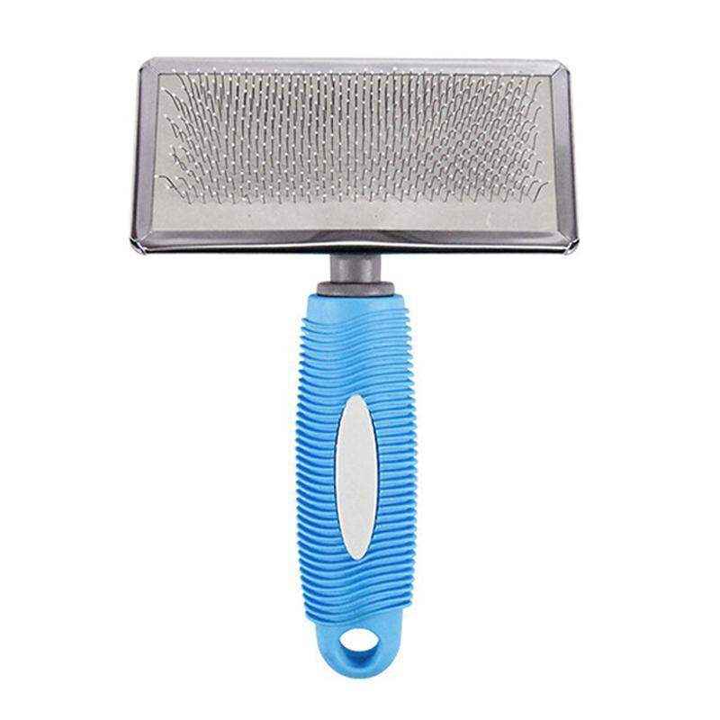 Pet Grooming Slicker Brush – Effective Cat & Dog Deshedding Tool