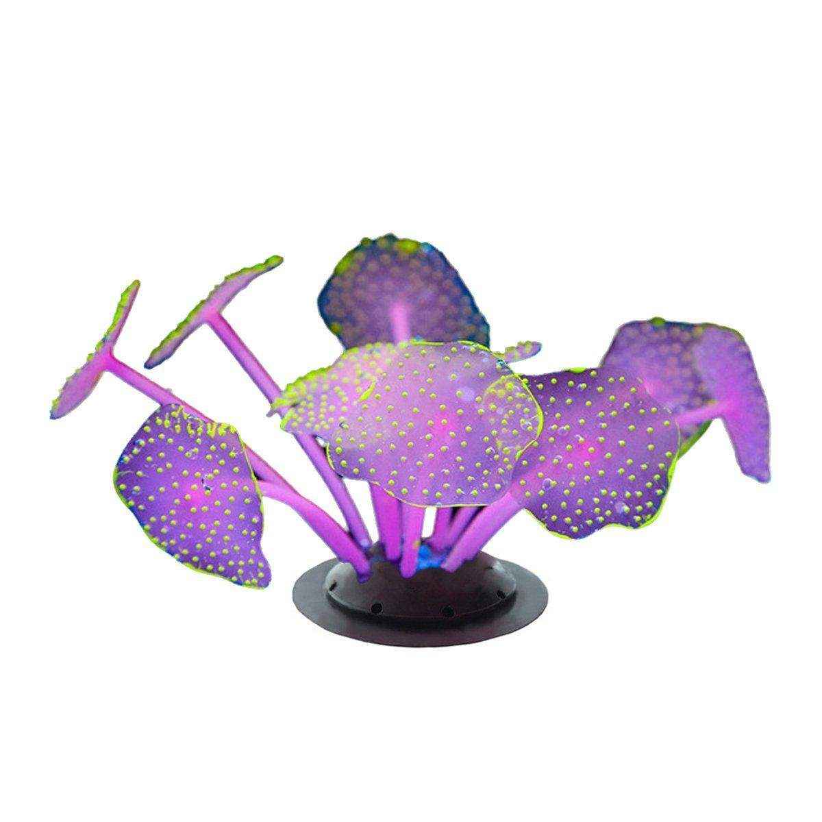 11 Leaf Silicone Artificial Fish Tank Aquarium Coral Plant Decoration Artificial Aquarium Plants