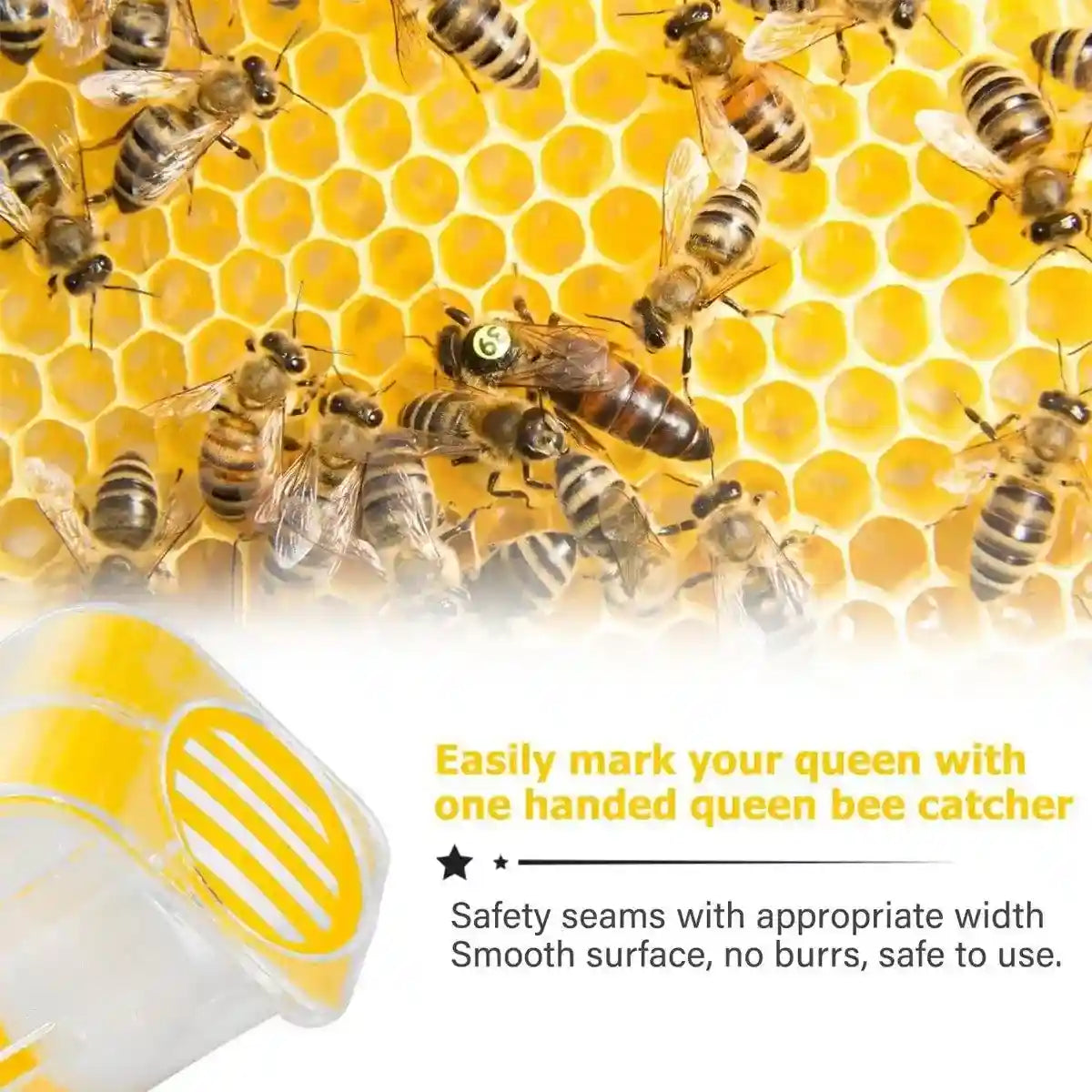 Queen Bee Marker Bottle Durable Beekeeping Tool for Safe Marking