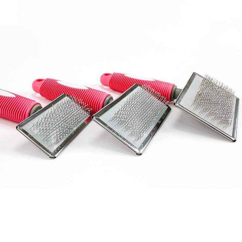 Pet Grooming Slicker Brush – Effective Cat & Dog Deshedding Tool