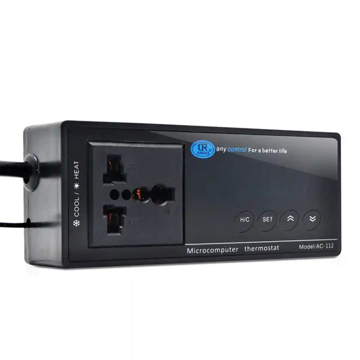 Reliable Aquarium Temperature Controllers with Dual Socket and Digital Display