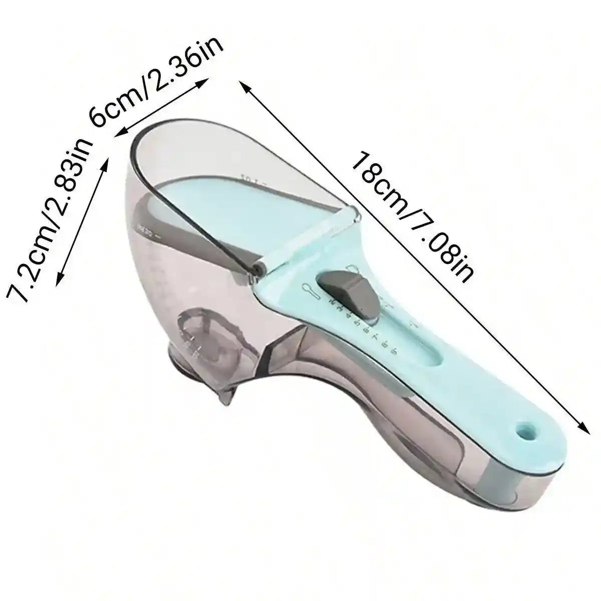 Pet Measuring Spoon Adjustable Magnetic and Food-Safe Design