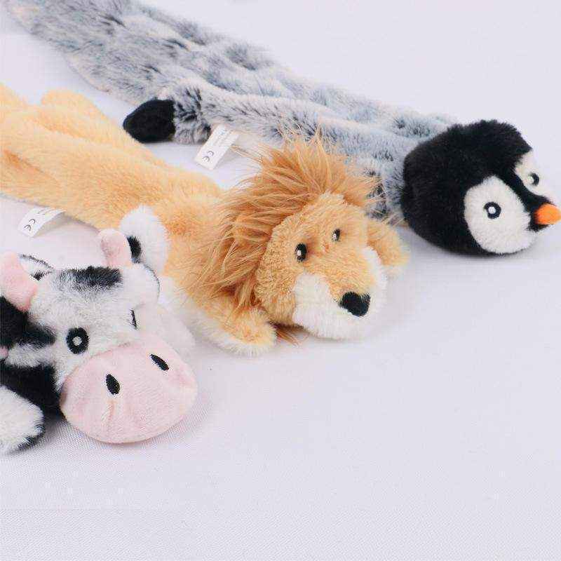 Durable Plush Dog Toy with Squeaky Feature for Medium Breeds 45 cm
