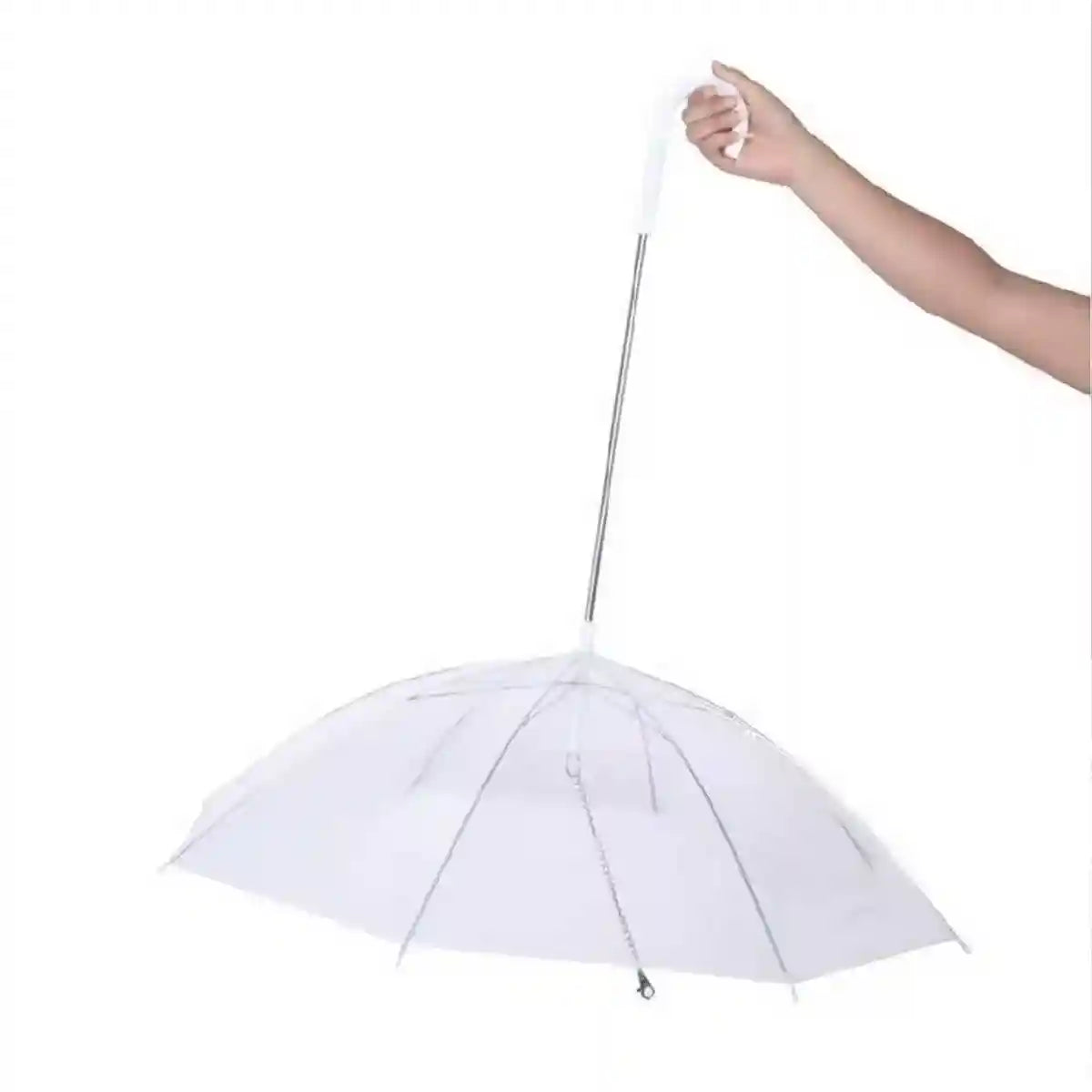 Pet Umbrella with Leash Attachment Keep Your Dog Dry in Style