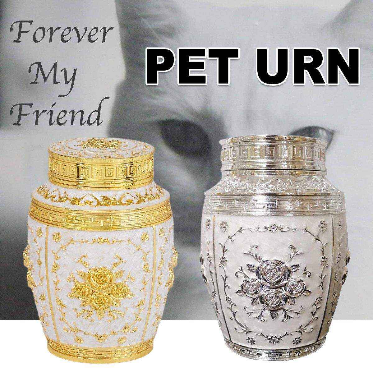 Elegant Sealed Memorial Urn Durable Alloy Keepsake Container
