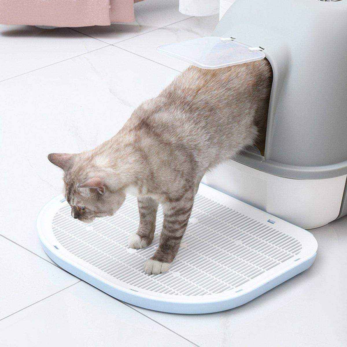 Cat Litter Mat Anti-splash Double-layer Cat Litter Basin Toilet Mat