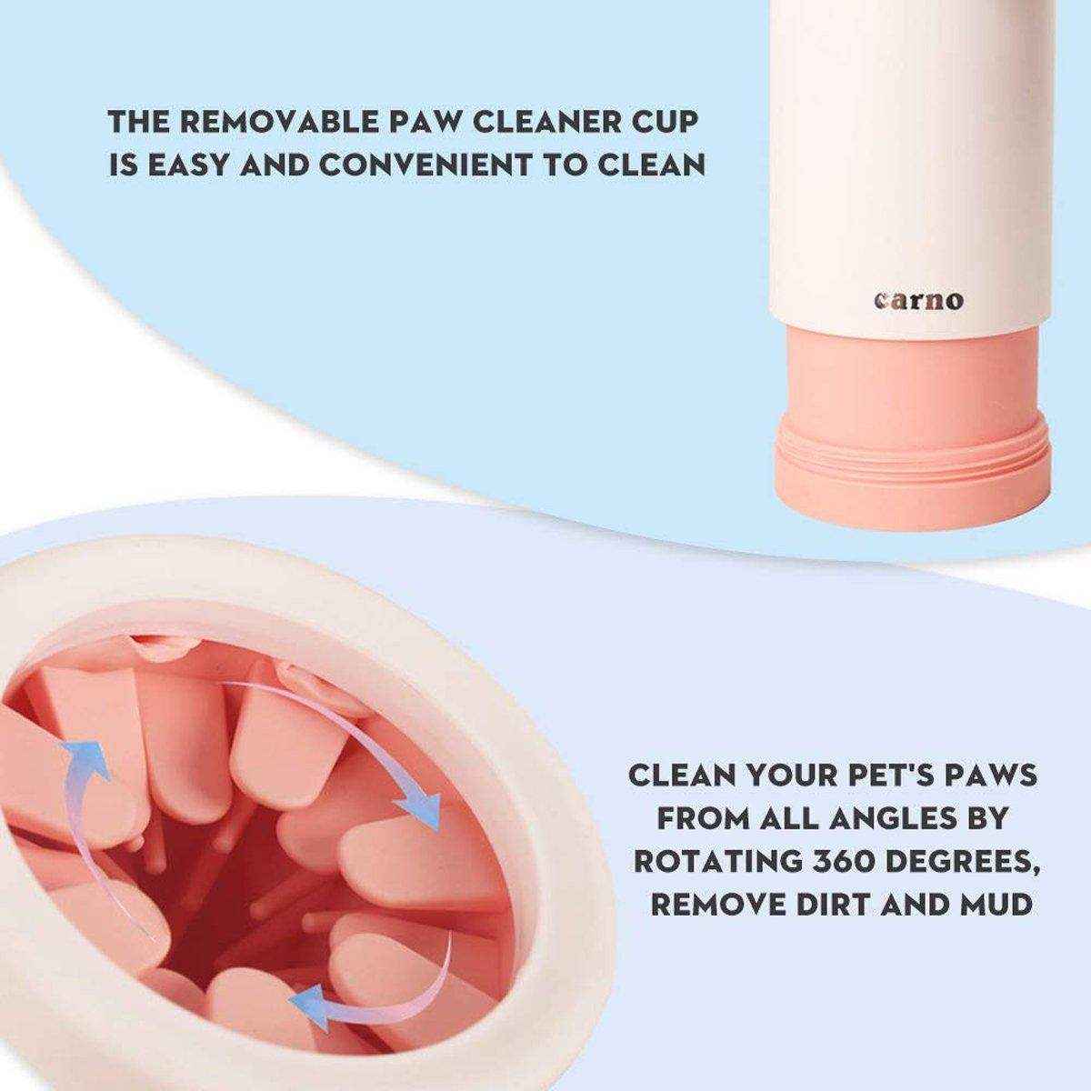 Pet Foot Washing Cup Cat Automatic Paw Washing Foot Cleaning Cup