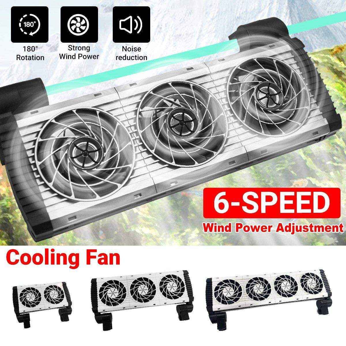 Mini Aquarium Cooling Fan for Fish Shrimp Tanks Quiet Temperature Control