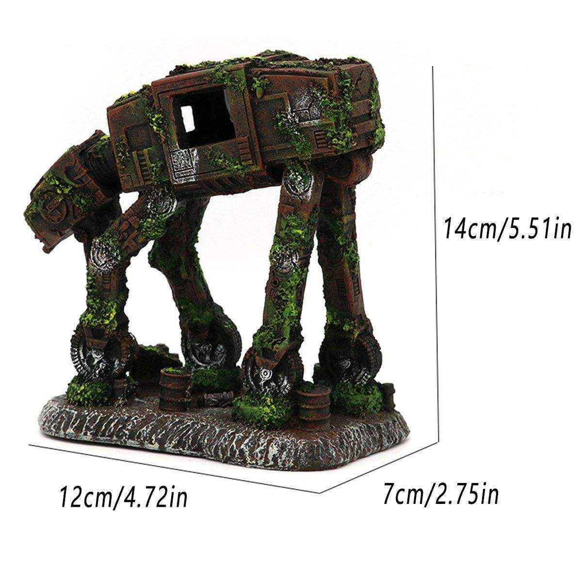 Transformers Robot Dog Aquarium Ornament