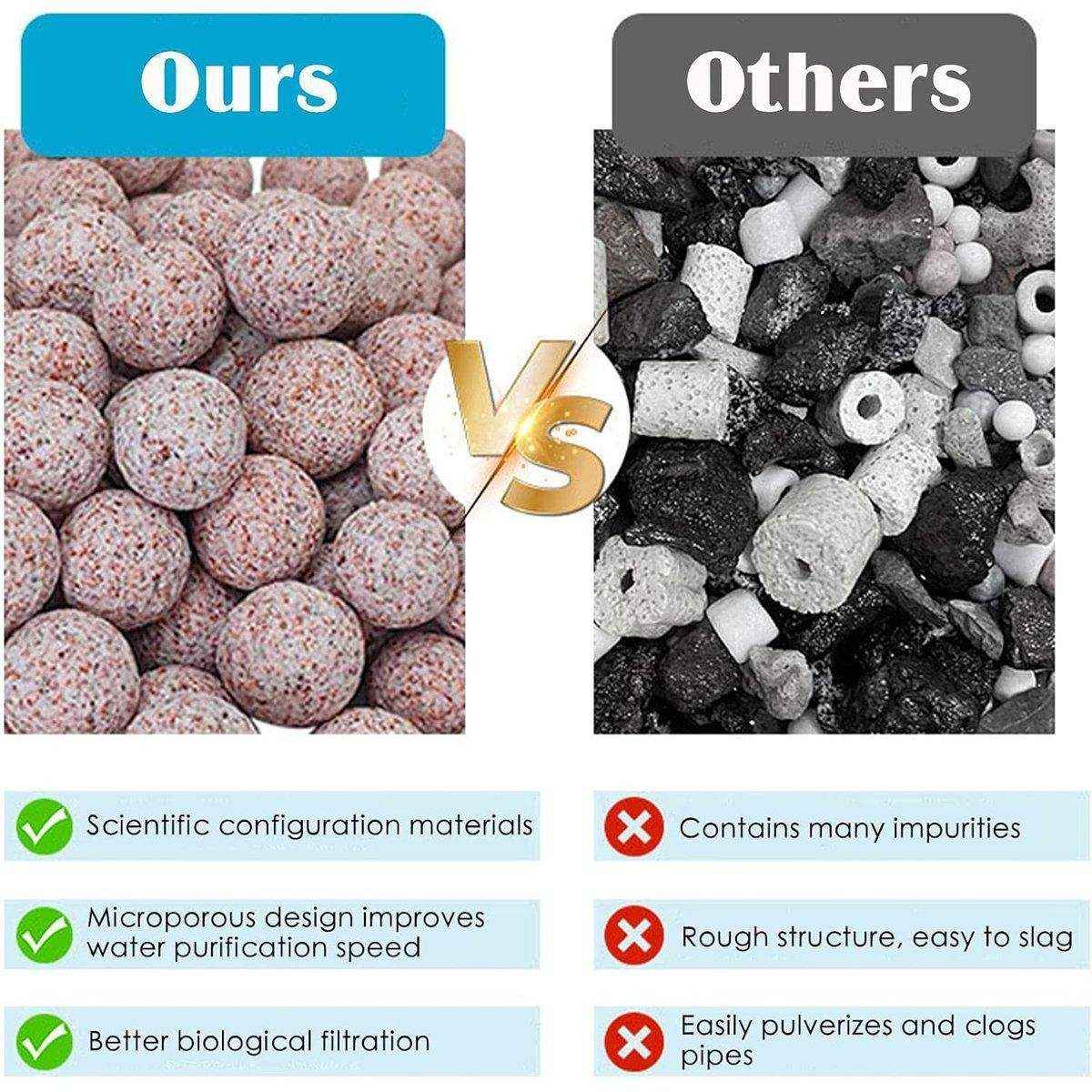 Efficient Fish Tank Filter Media Bacterial House Water Purification Filter Material