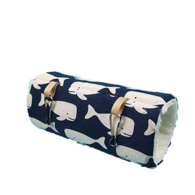 Cozy Canvas Hamster Tubes Tunnel Hammock For Small Pets