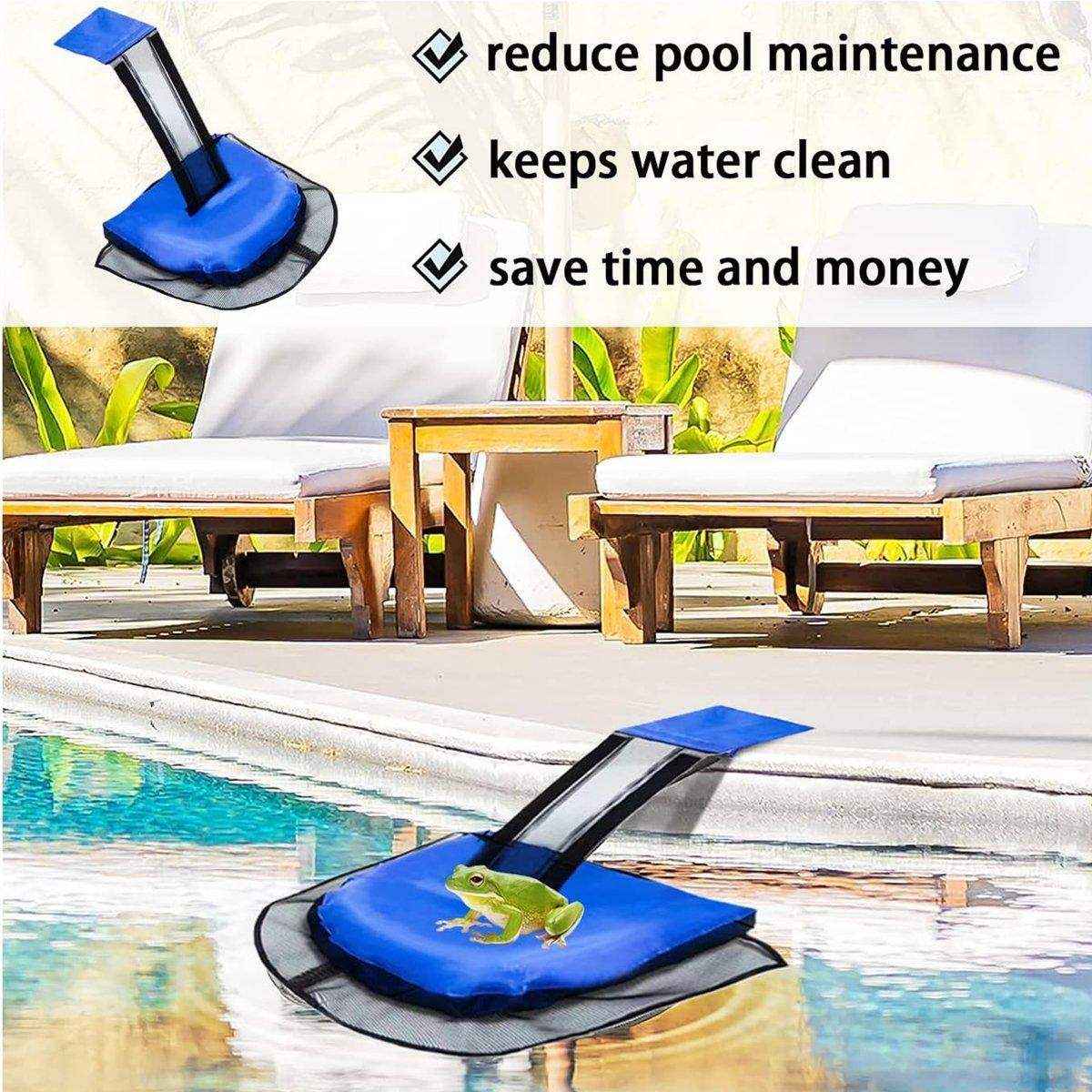 Swimming Pool Critter Saver Animal Escape Ramp Frog Log High Visibility