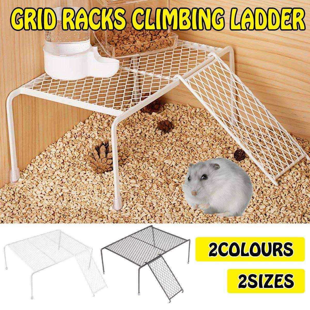 Metal Iron Chicken Feeding Ladder Grid Shelving Landscaping Platform Supplies