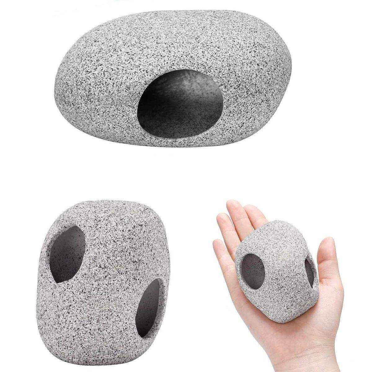 Clay Aquarium Rocks Cave Decoration Pieces Shrimp House