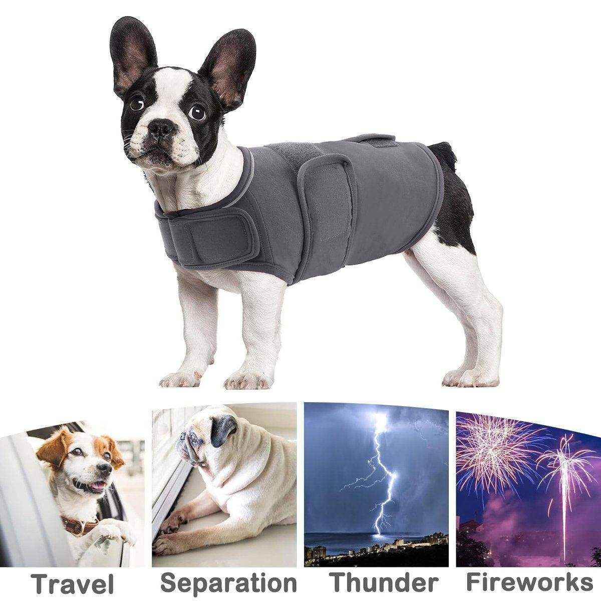 Dog Anxiety Relief Vest Calming & Adjustable with Reflective Strips
