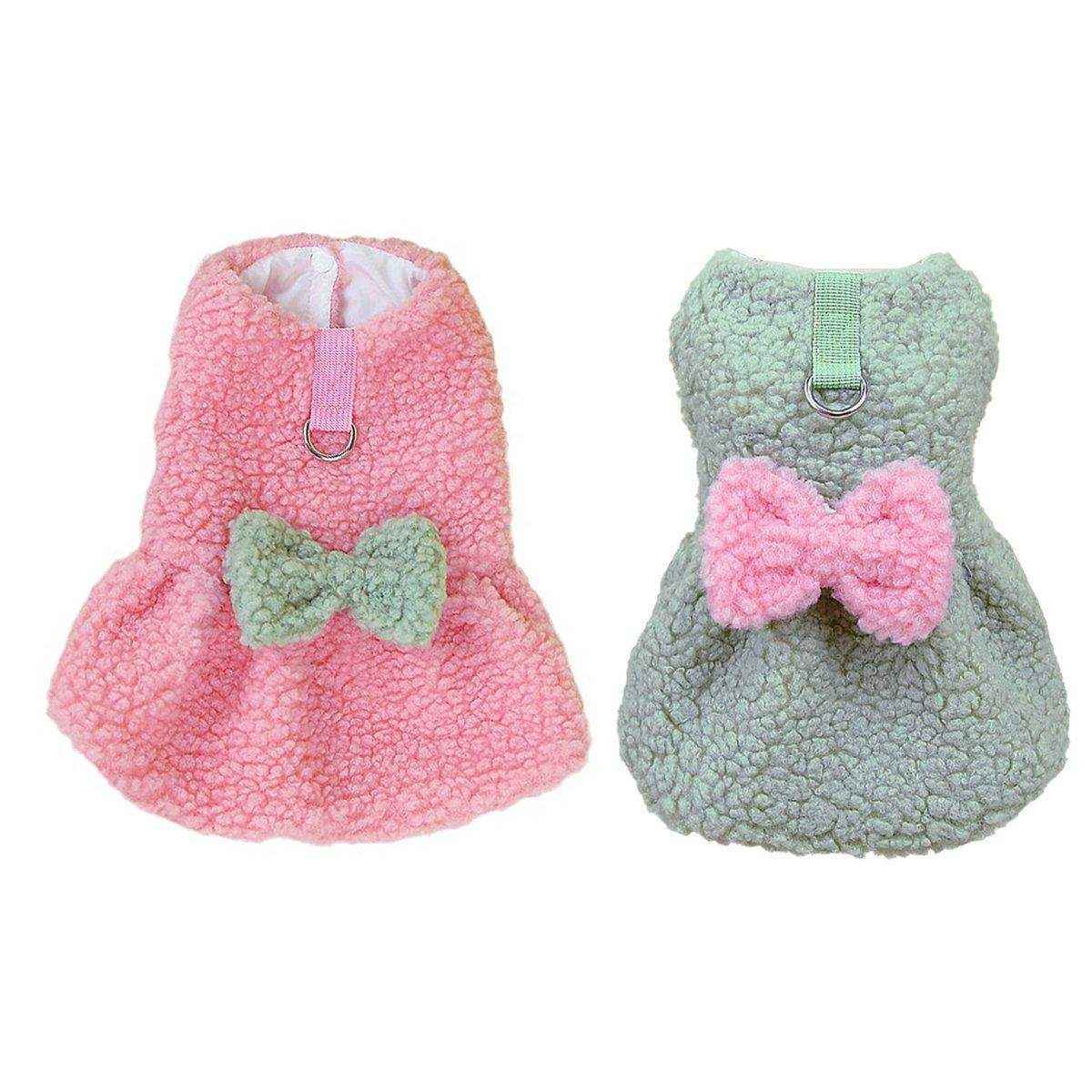 Pet Skirt Dog Cat Clothes with Bow Decoration