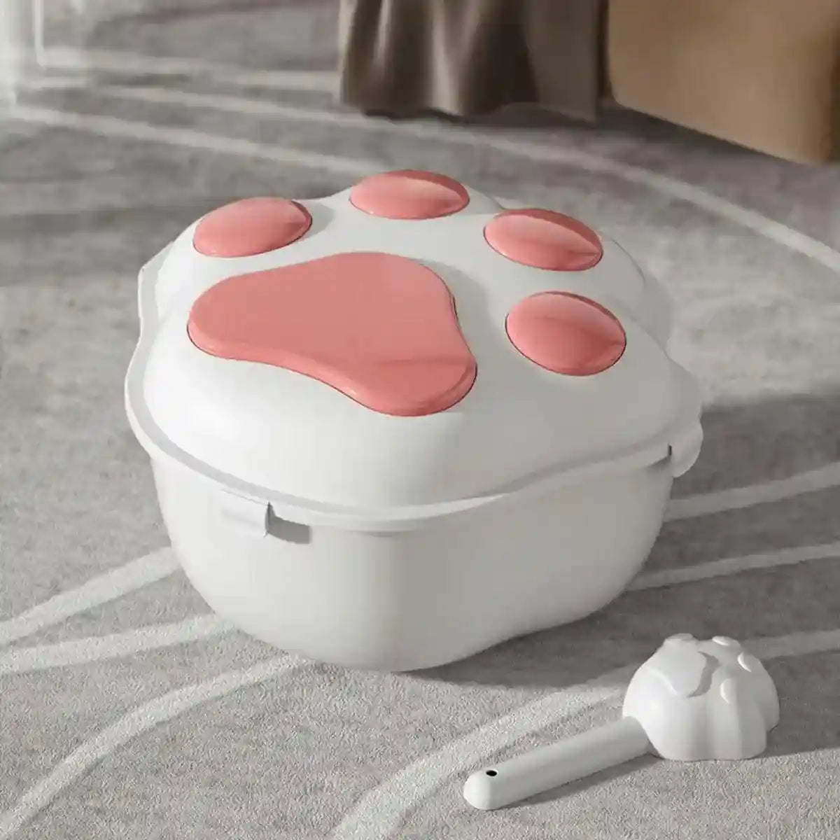 Large Pet Food Storage Bucket Airtight Design with 3kg Capacity