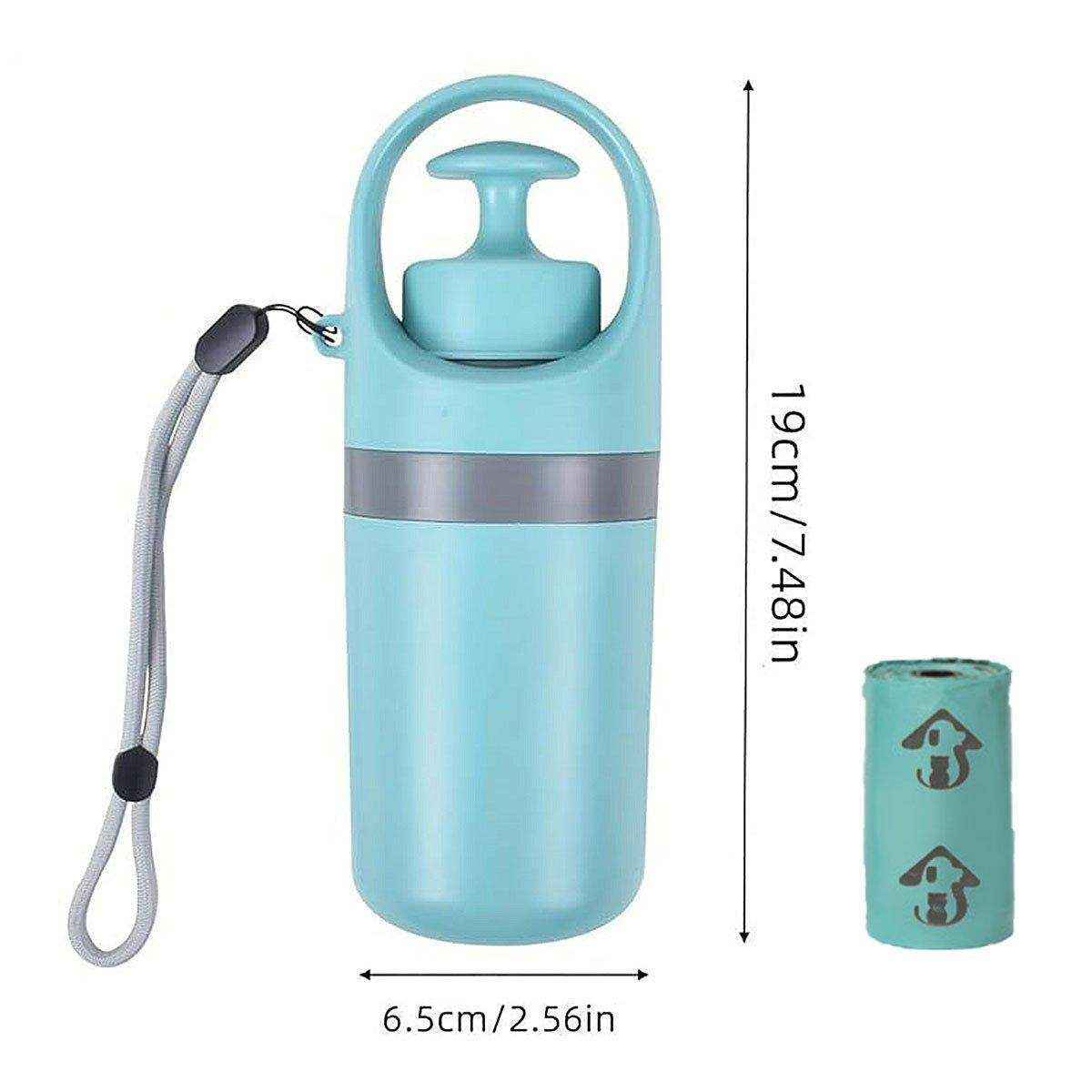 Pet Toilet Picker Portable Six-claw Shovel Excrement Clip Excrement Picking Garbage Bag Dispenser