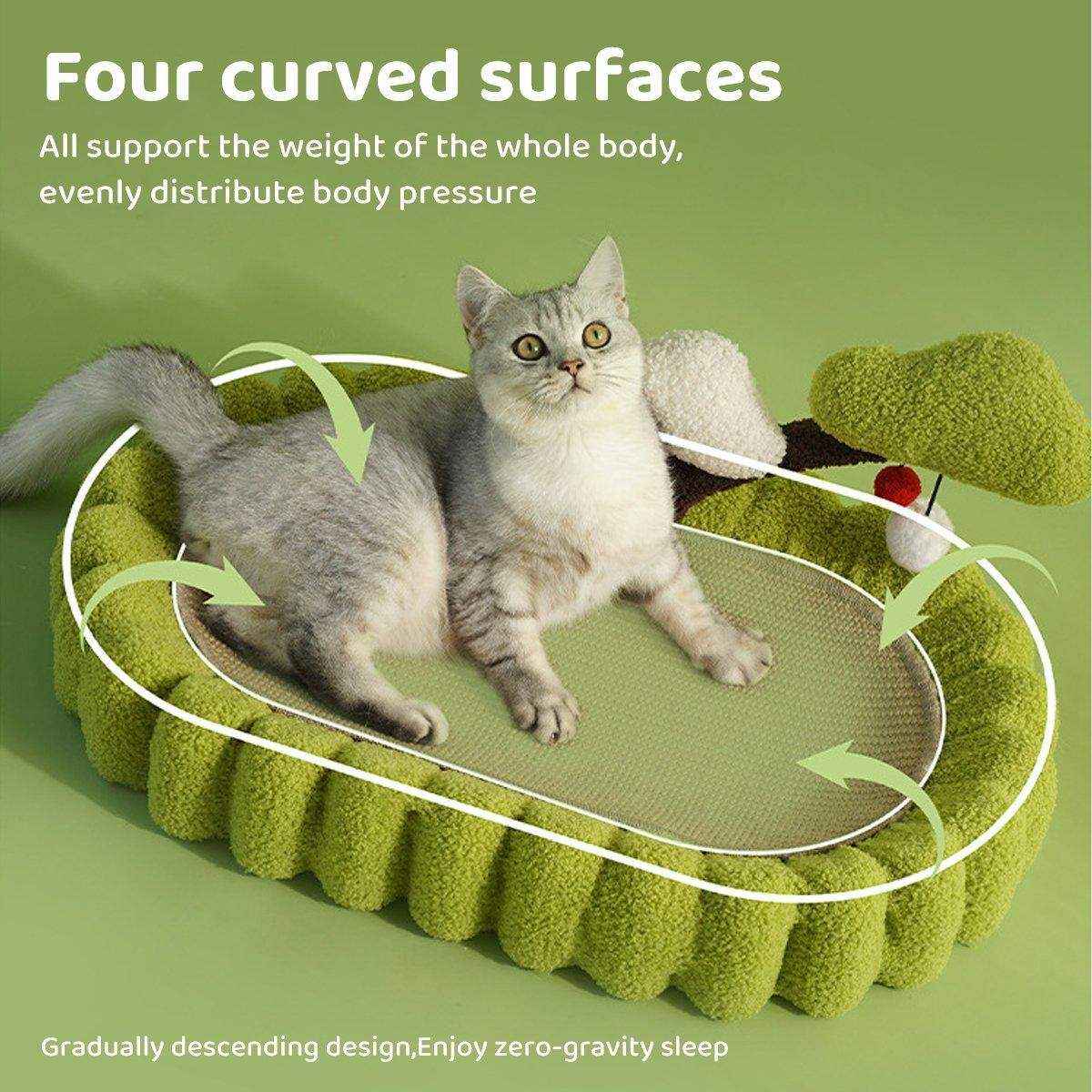Durable Cat Scratching Bowl Mat Scratch Pad Cat Toy