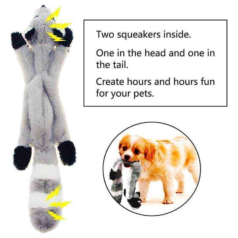 Durable Plush Dog Toy with Squeaky Feature for Medium Breeds 45 cm
