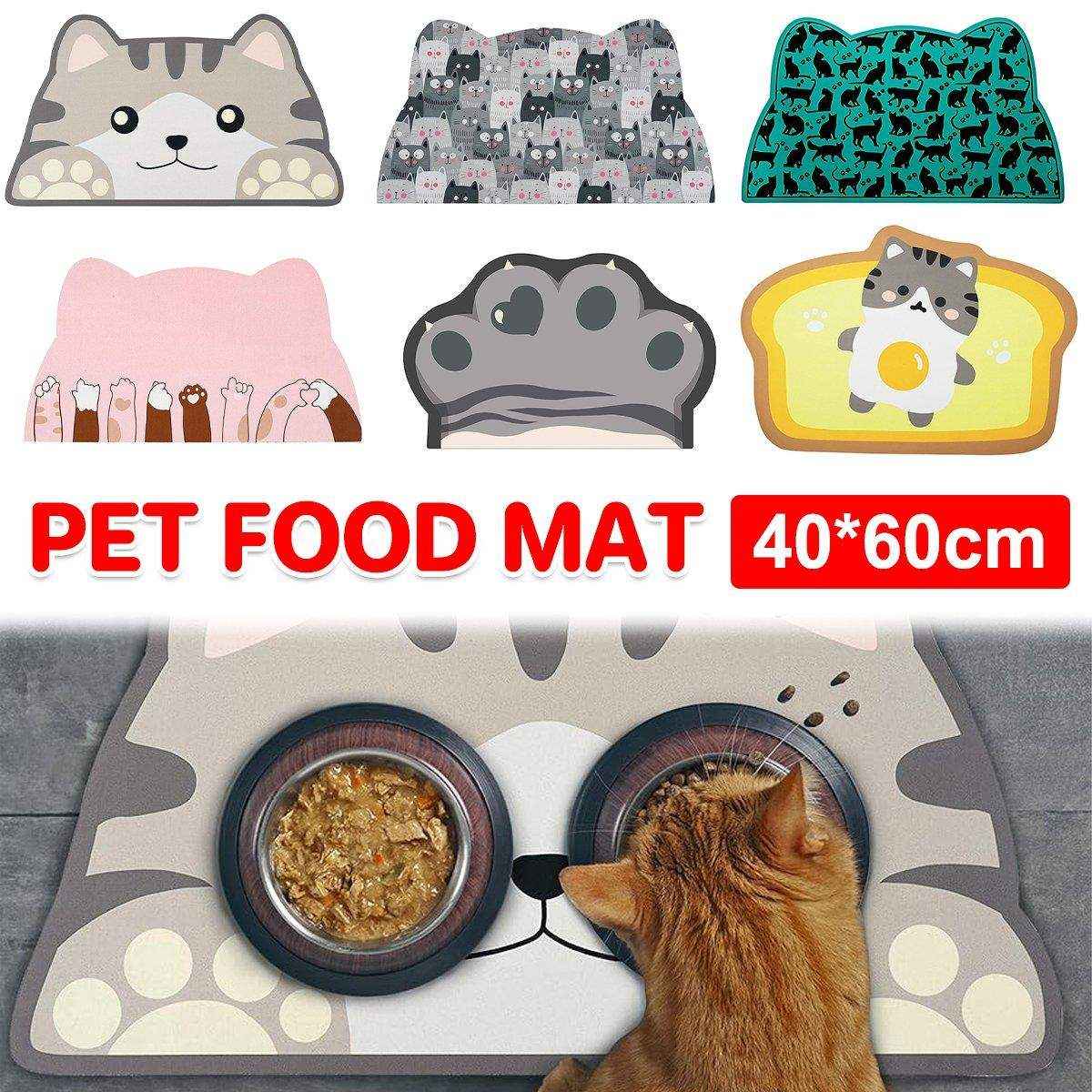 Pet Feeding Mat Non-Slip Waterproof Silicone Meal Mat for Pets