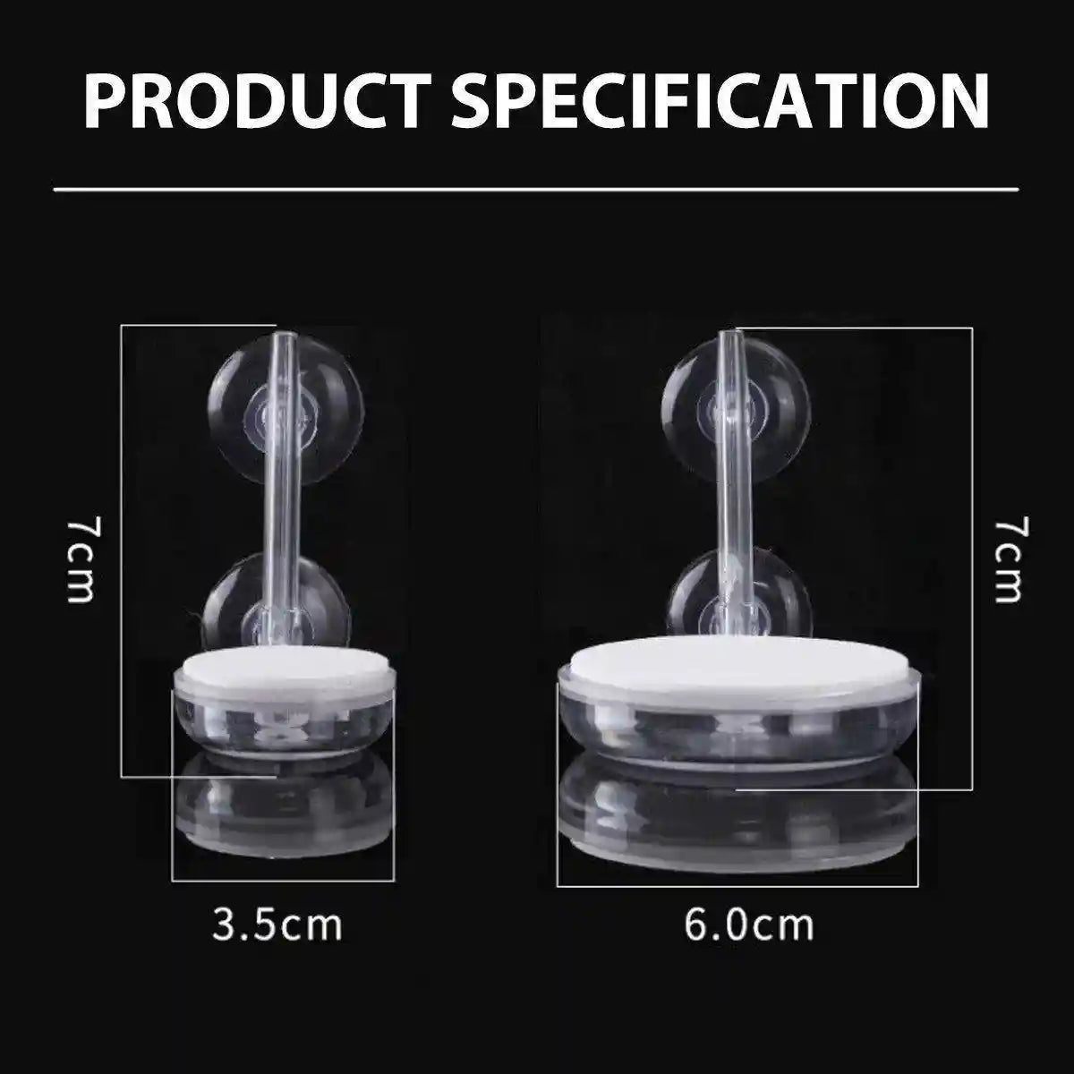 Bubble Stone Aerator Head for Aquarium Efficient Bubbler for Oxygenation