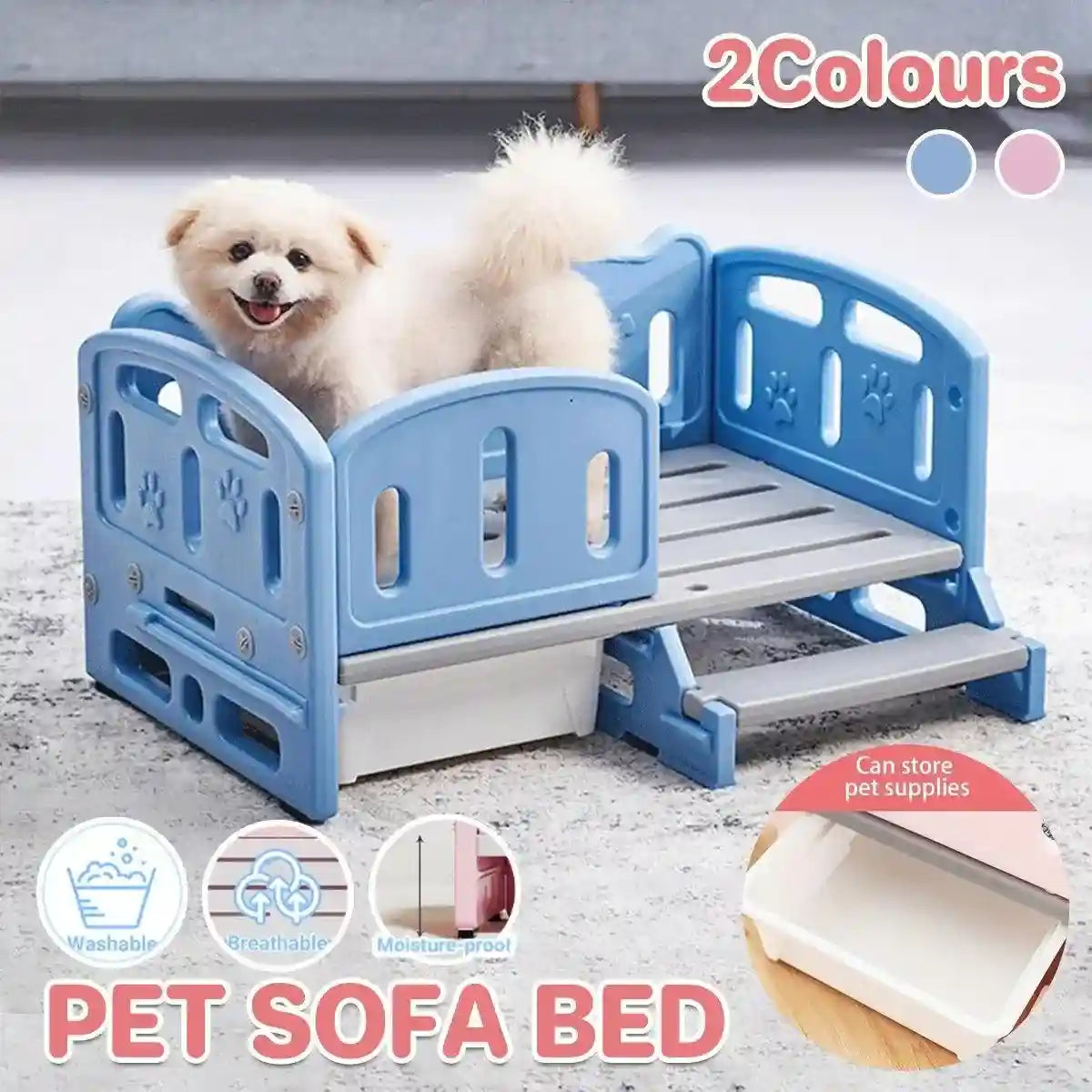 Comfortable Dog Bed Pet Sofa Cushion Elevated Dog Bed