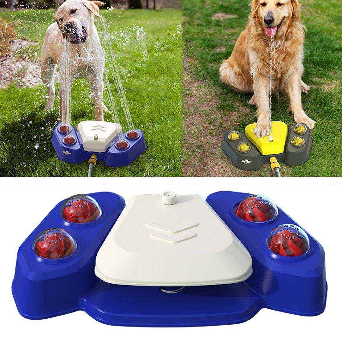 Interactive Dog Water Spray Toy Outdoor Pet Fountain & Sprinkler System