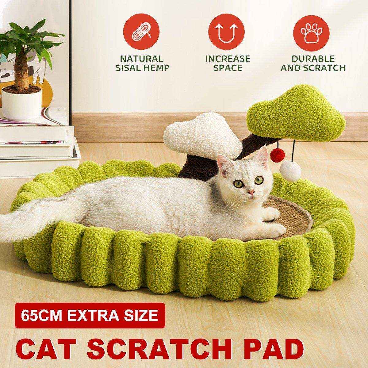 Durable Cat Scratching Bowl Mat Scratch Pad Cat Toy