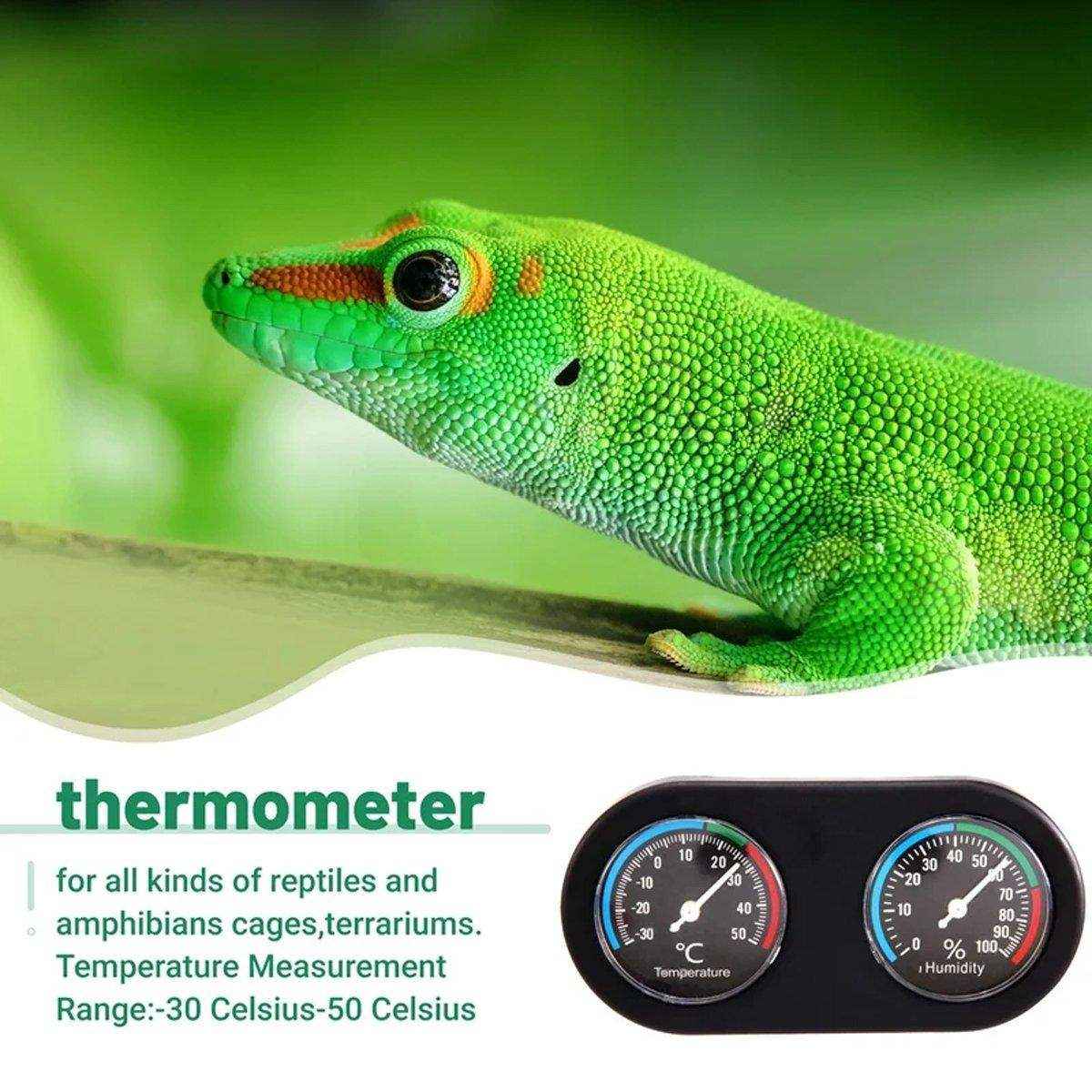 Digital Temperature Humidity Monitor for Reptile Turtle Lizard Spider Tank